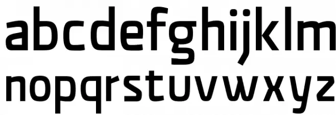 MaterialSans-Medium フォント 小文字