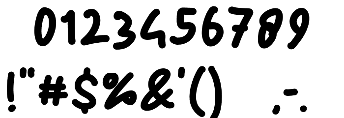 Materials Font OTHER CHARS