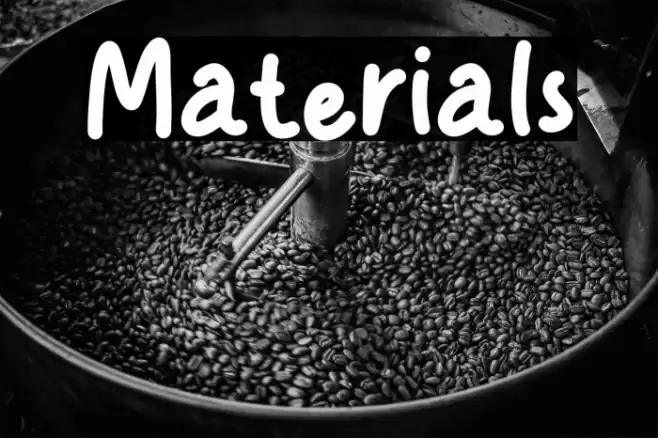 Materials Шрифта examples