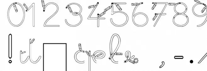 Maternellecolor creuse Font Alte caractere