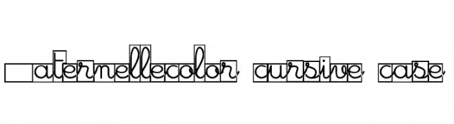Maternellecolor cursive case  les polices de caractères gratuit tlcharger