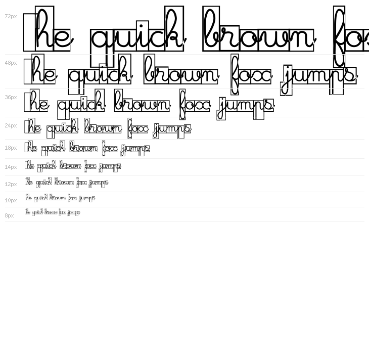 Maternellecolor cursive case Waterfall