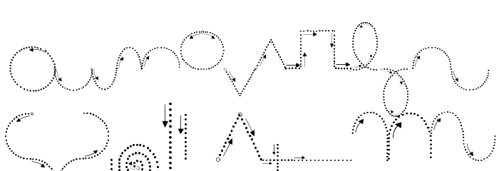 Maternellecolorgraphisme2 Font LOWERCASE