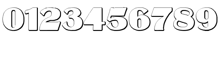 MateusBold Beveled Font OTHER CHARS