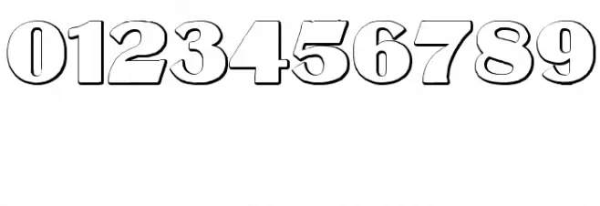 MateusBold Beveled Font OTHER CHARS