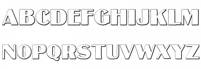 MateusBold Beveled Schriftart Groß