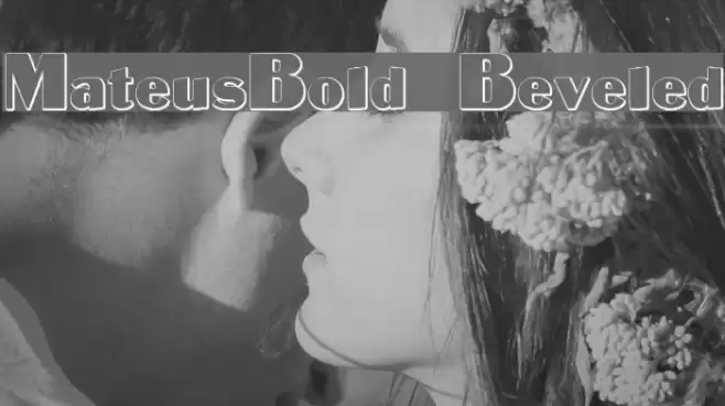 MateusBold Beveled Font examples