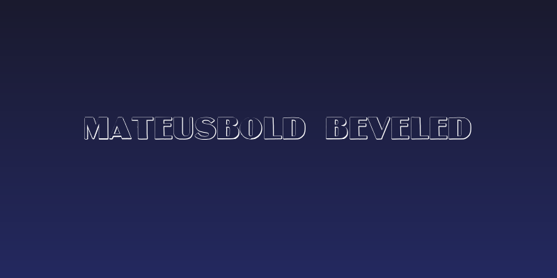MateusBold Beveled Social Header
