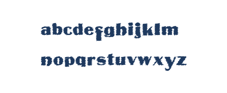 MateusBold Trash Lowercase