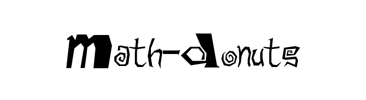 Math-Donuts Fonte