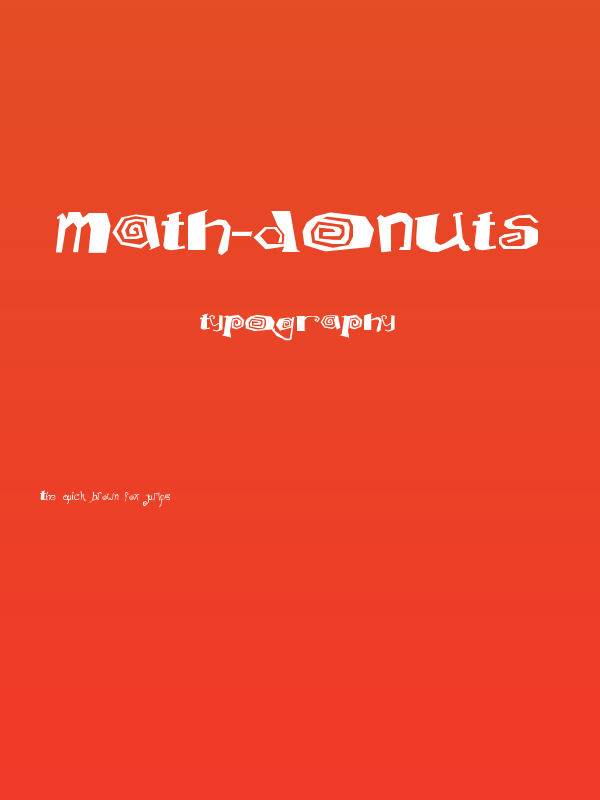 Math-Donuts Poster