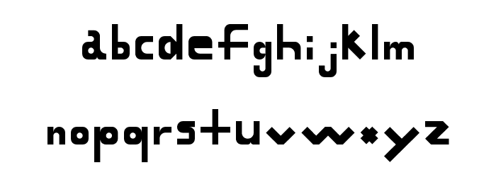 Math Time! Regular Font LOWERCASE