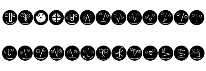 MathEmoticonsInverse 字体 小写