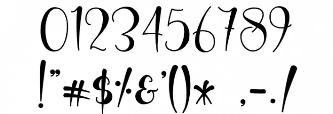 Mathella - Personal Use Font OTHER CHARS