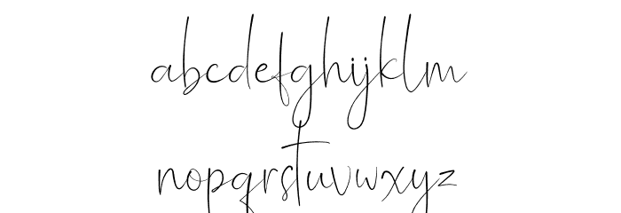 Mathelline Font LOWERCASE
