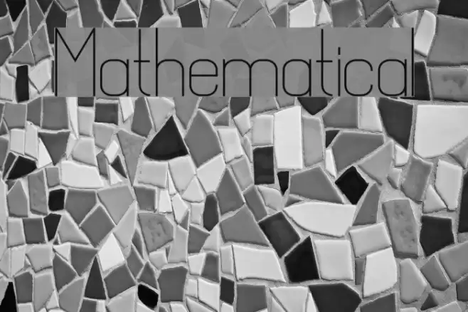 Mathematical Font examples