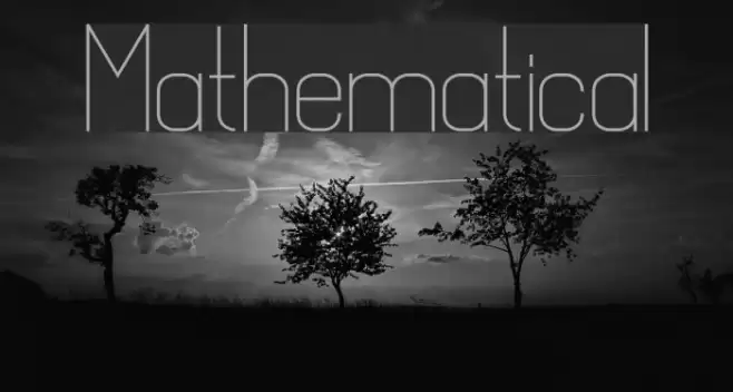 Mathematical Font examples