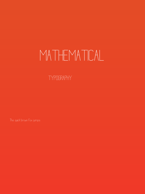 Mathematical Poster