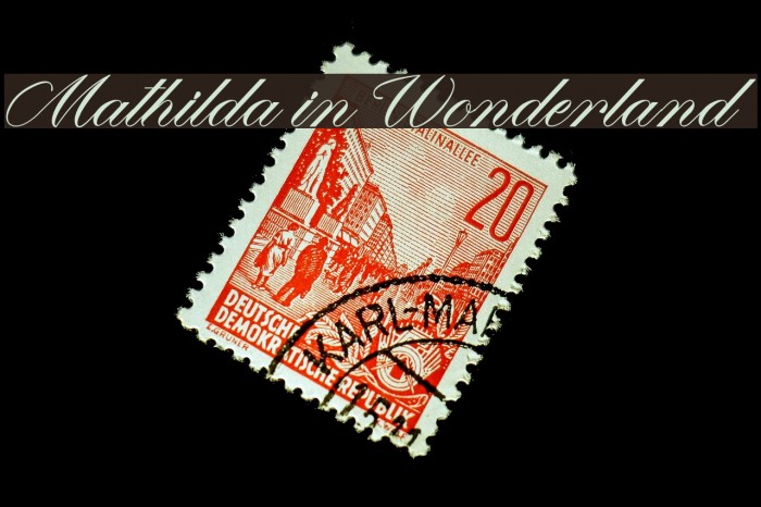Mathilda in Wonderland Font examples