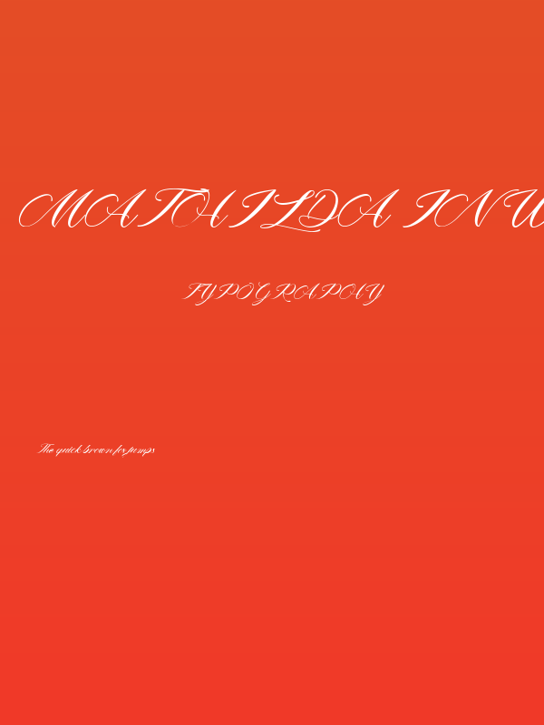 Mathilda in Wonderland Poster