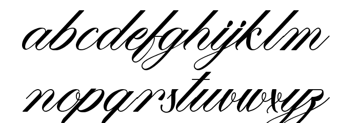 Mathilda in Wonderland Font LOWERCASE