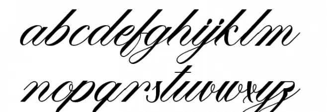 Mathilda in Wonderland Caratteri MINUSCOLO