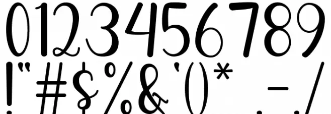 Mathilda Font OTHER CHARS