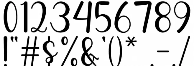 Mathilda Font OTHER CHARS