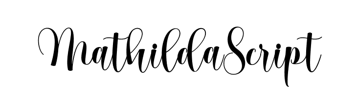 MathildaScript  Free Fonts Download