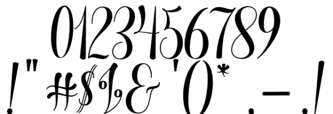 MathildaScript Font OTHER CHARS