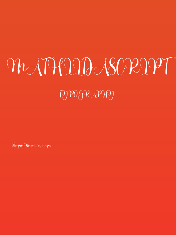 MathildaScript Poster