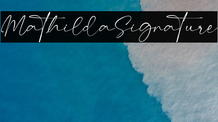 MathildaSignature Example 3