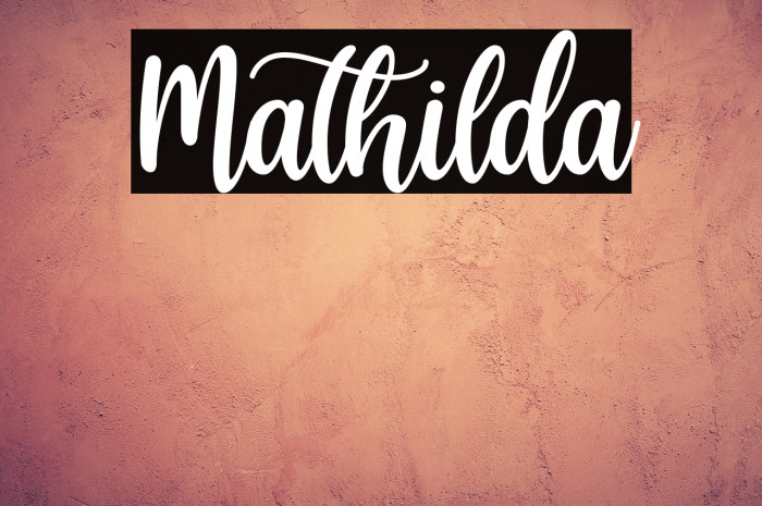 Mathilda Example 3