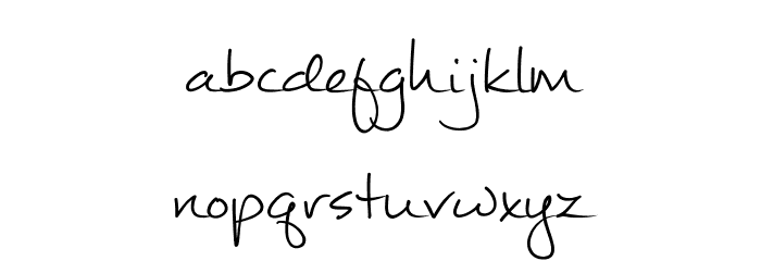 Mathilde ttf Font LOWERCASE