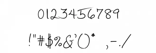 Mathilde Font OTHER CHARS