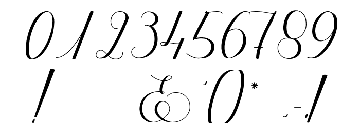 MathildeCastleland Font OTHER CHARS