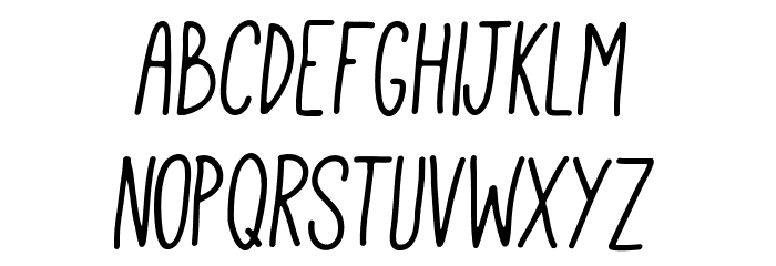Mathlete-BulkySlant Font LOWERCASE