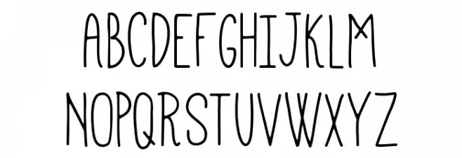 Mathlete-Skinny Caratteri MAIUSCOLE