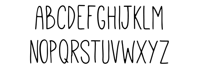 Mathlete-Skinny Font LOWERCASE