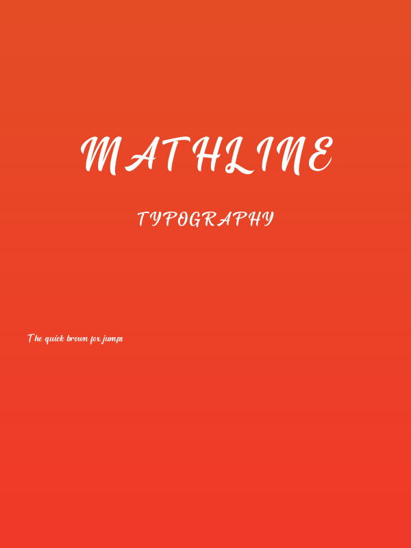 Mathline Poster