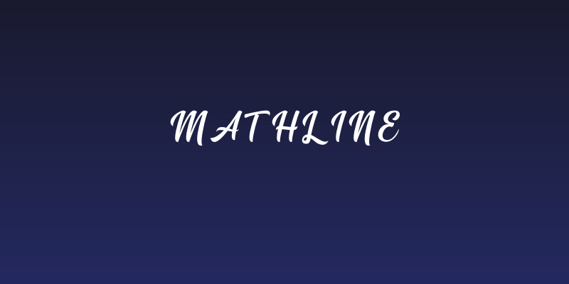 Mathline Social Header