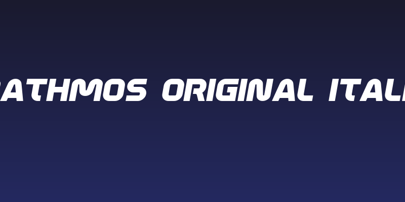 Mathmos Original Italic Social Header
