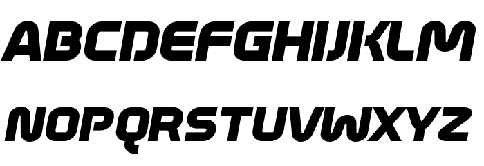 Mathmos Original Italic Font LOWERCASE