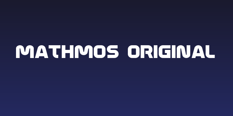 Mathmos Original Social Header