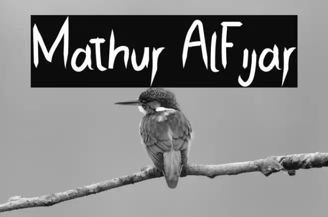 Mathur AlFijar Font examples