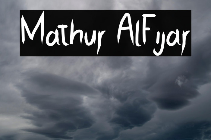 Mathur AlFijar Example 3