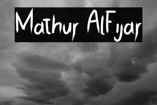 Mathur AlFijar Font examples