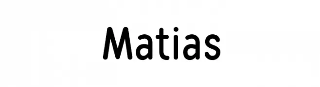 Matias  les polices de caractères gratuit tlcharger