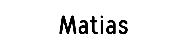 Matias  font caratteri gratis