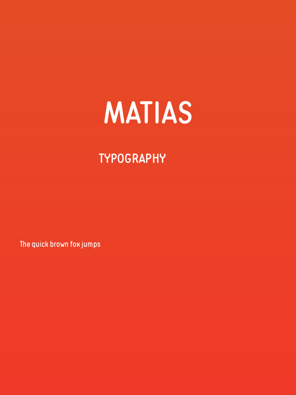 Matias Poster